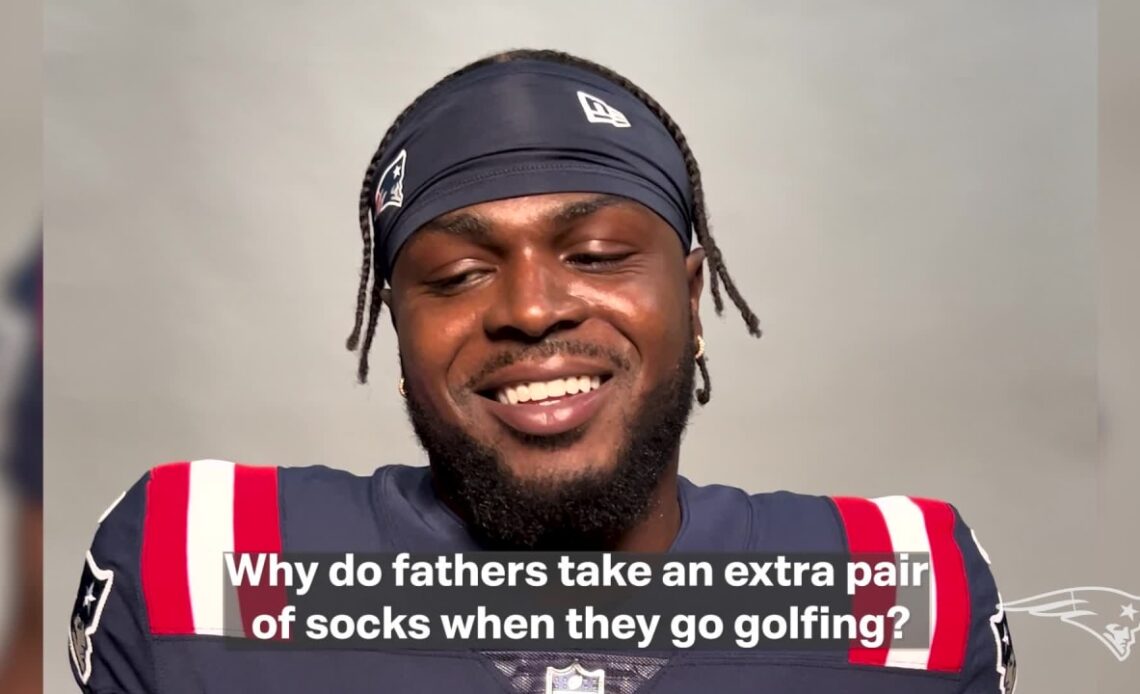 Patriots Players React to Dad Jokes on Father's Day