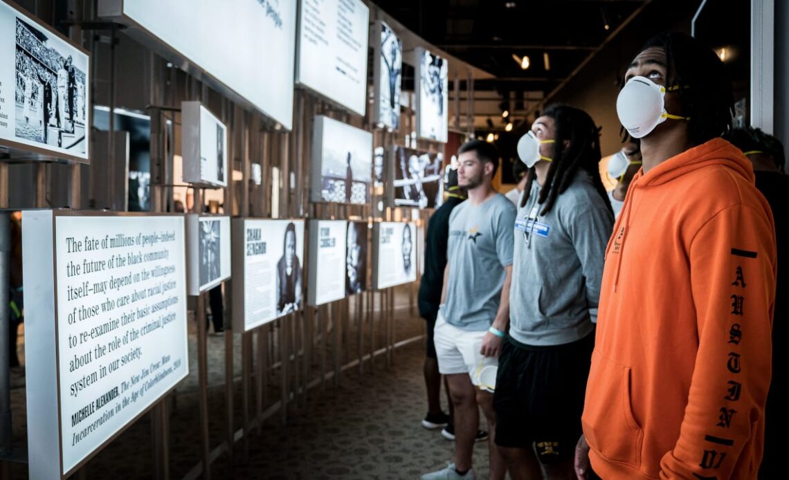 Ravens Visit Maryland Museum of African American History and Culture