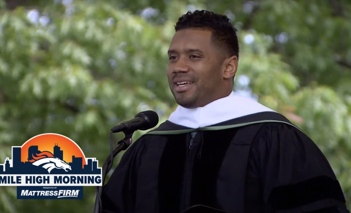 Russell Wilson accepts honorary degree, gives commencement speech at Dartmouth