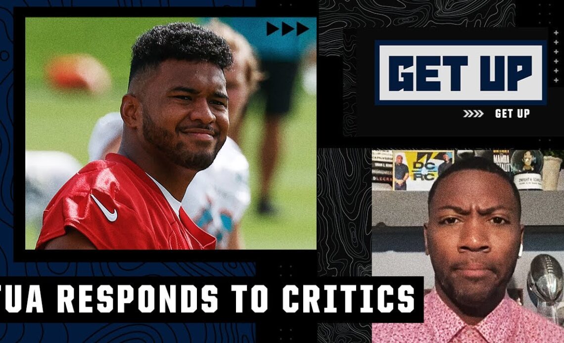 Ryan Clark doesn't care about Tua Tagovailoa throwing deep balls to Tyreek Hill in OTAs | Get Up