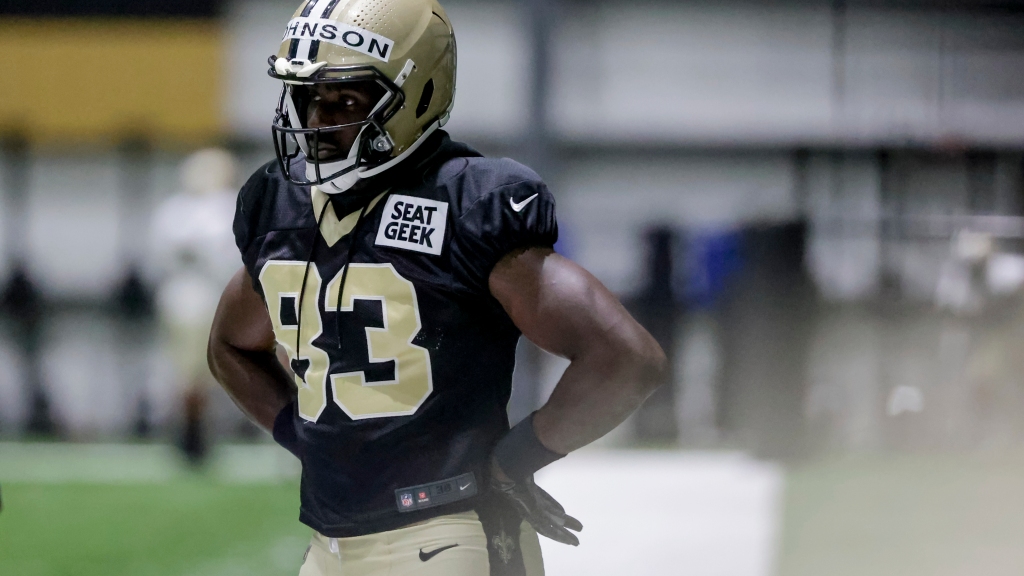 Saints’ Juwan Johnson hoping to stand out in second year at tight end