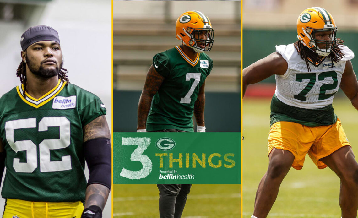 Three Things | Packers OTAs | Players' Edition