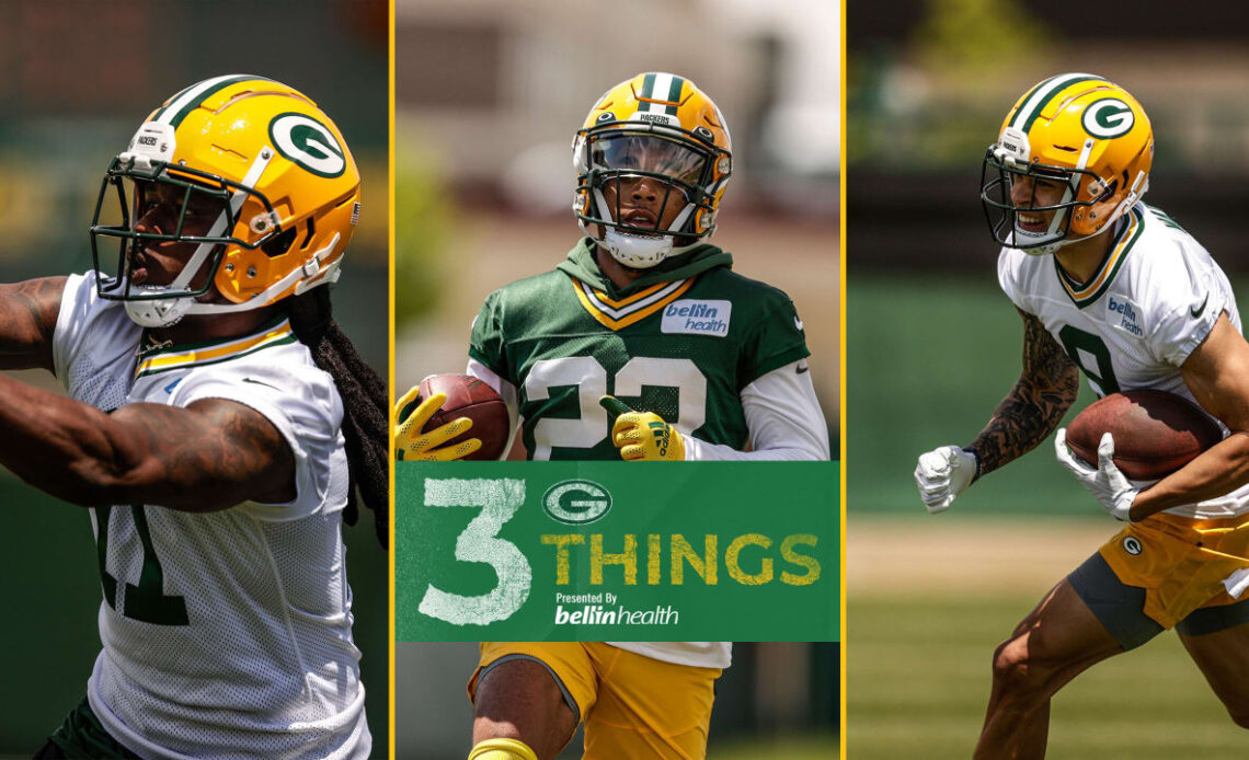 Three Things: Sammy Watkins, Jaire Alexander, and WR competition