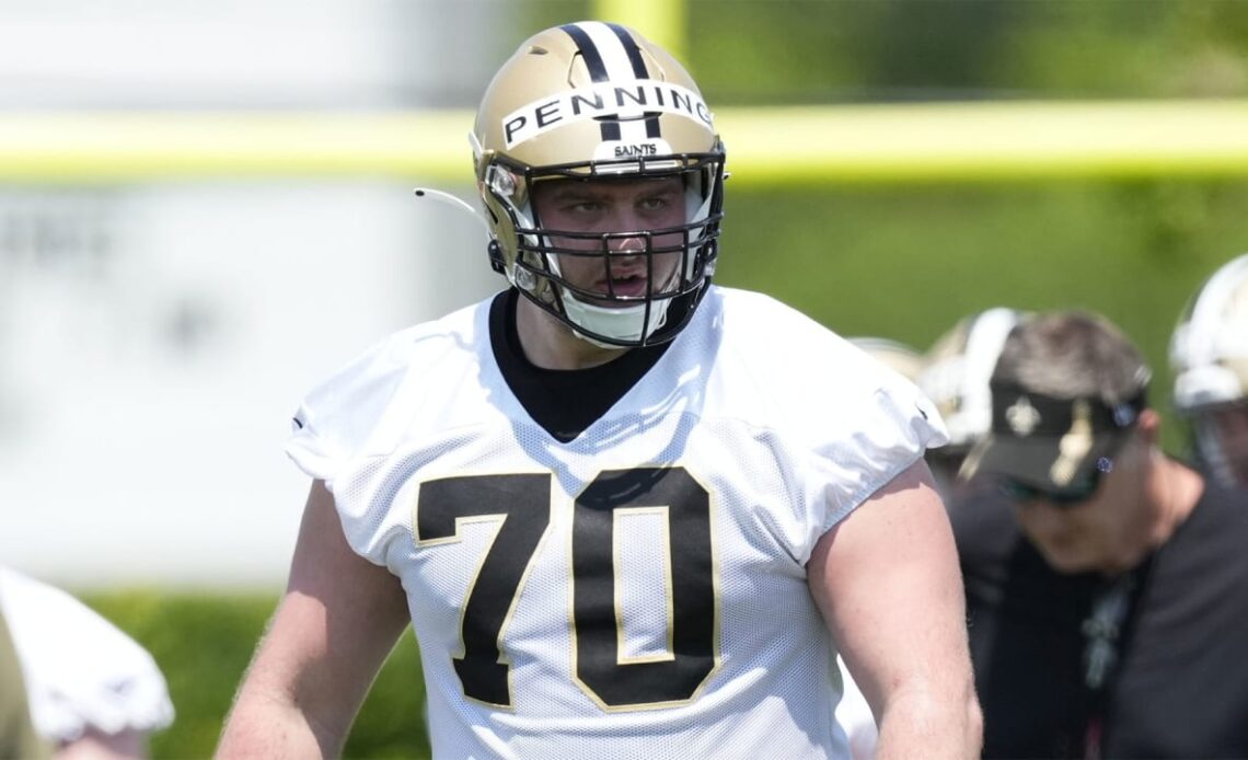 Trevor Penning leaning into technical aspects of playing offensive tackle with New Orleans Saints