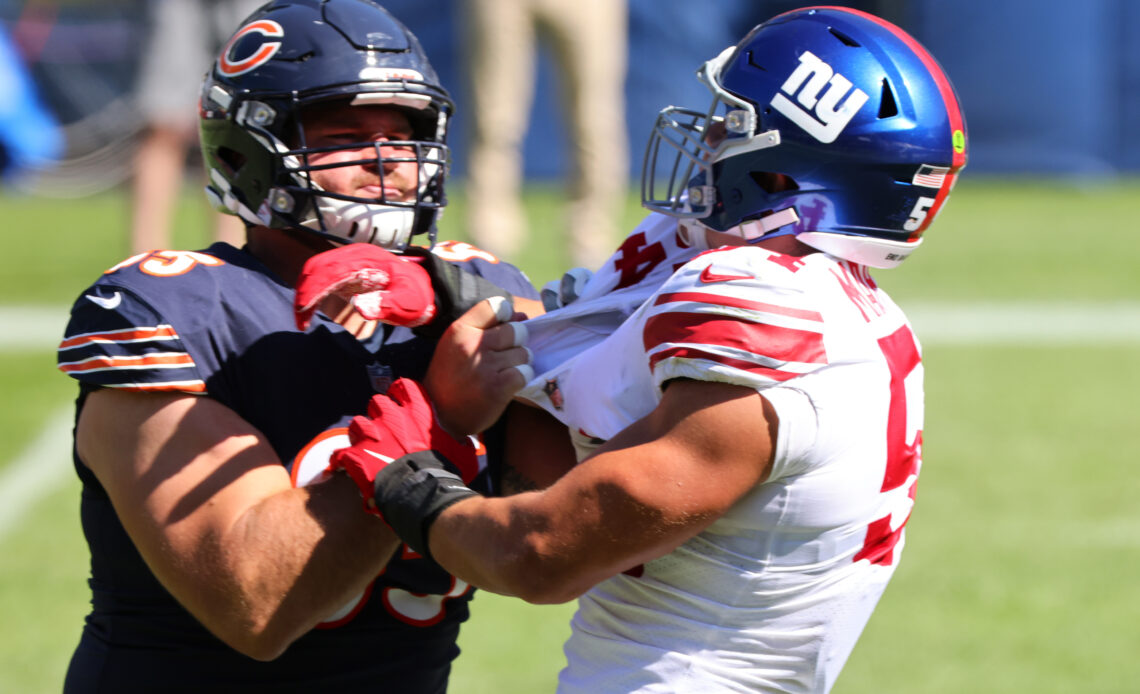 Updated Bears offensive line depth after Dakota Dozier lands on IR