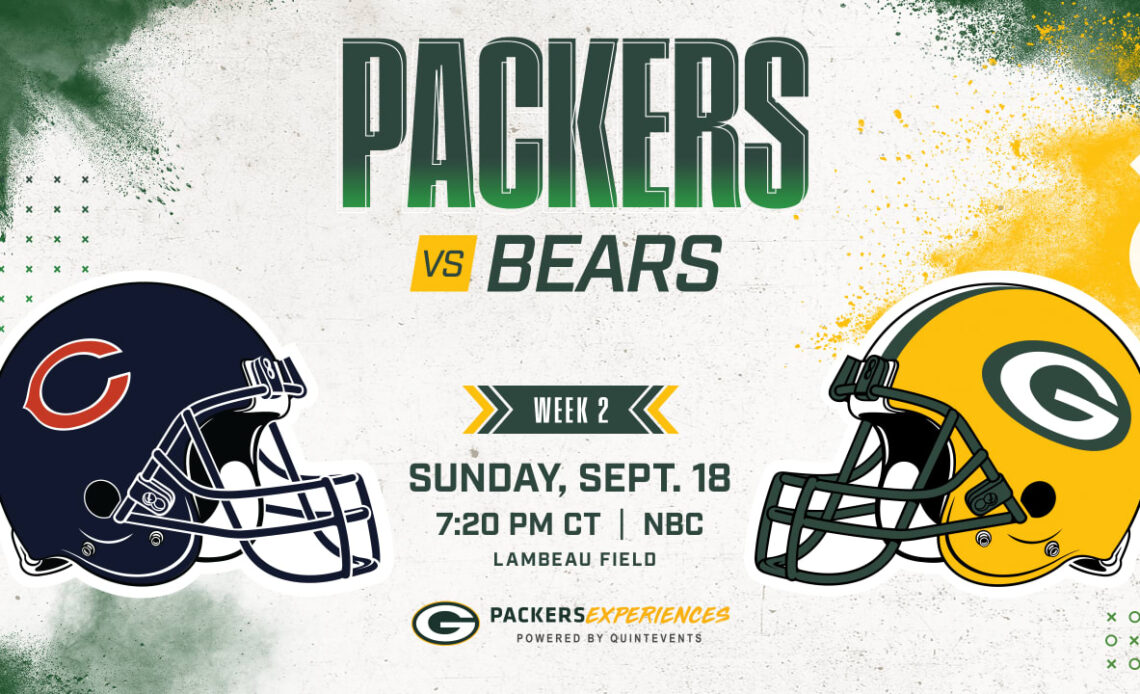 Week 2: Packers host Chicago Bears