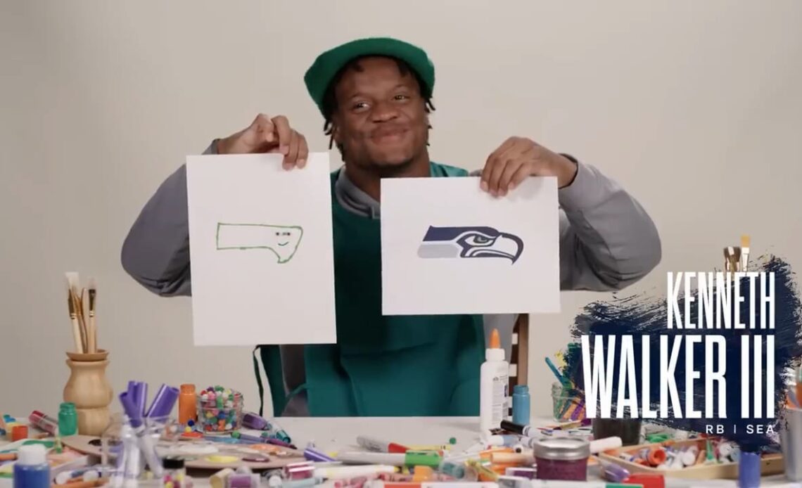 2022 NFL Rookies Try To Draw Their Teams' Logos From Memory VCP Football