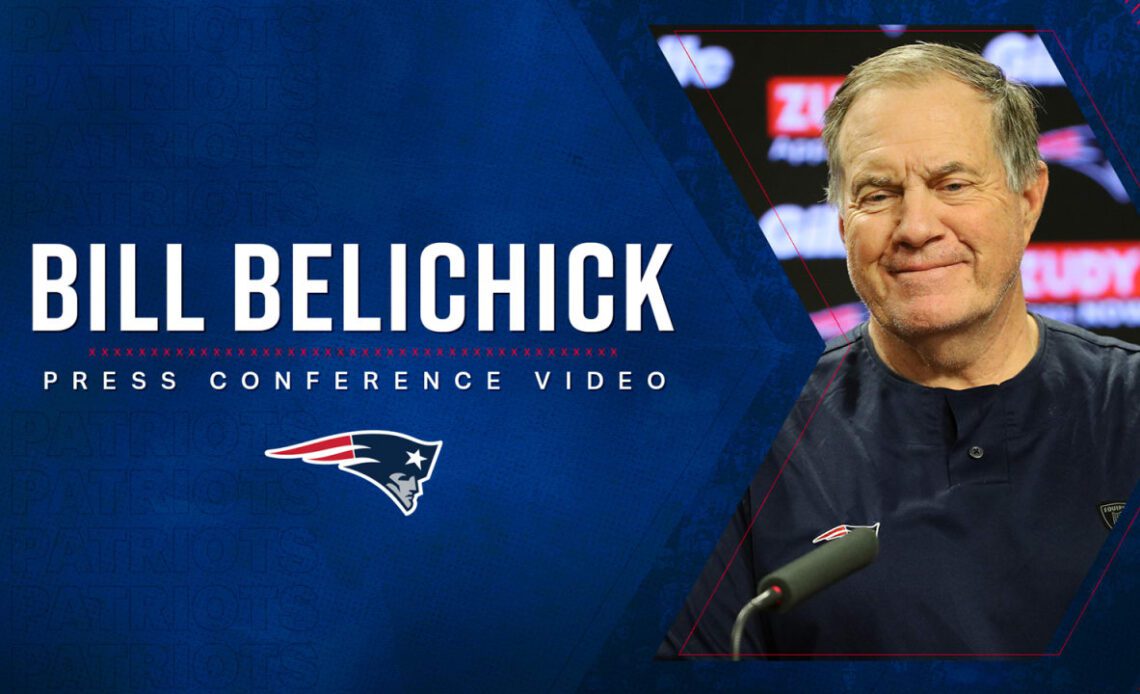 Bill Belichick 7/26: "It's important to work together and create a good final product"
