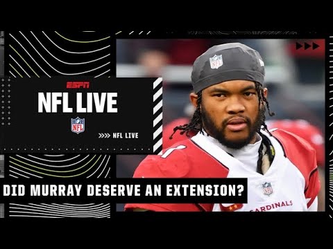 Did Kyler Murray deserve a 5-year/$230.5M extension from the Cardinals? | NFL Live