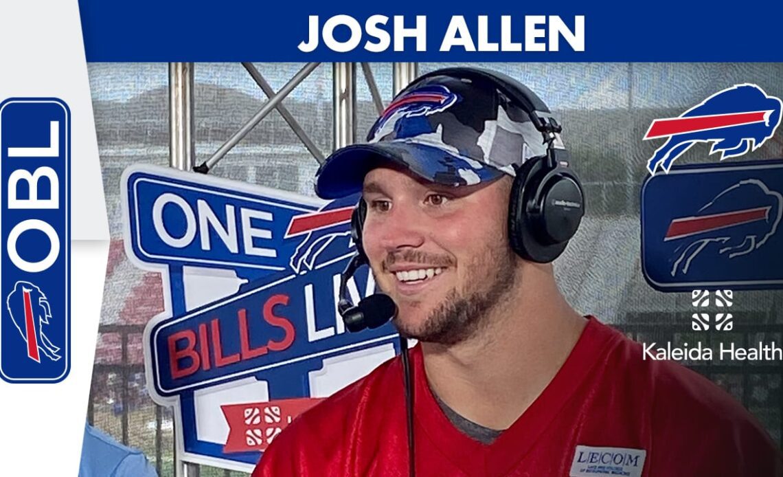 Josh Allen: "I Have Such High Expectations"