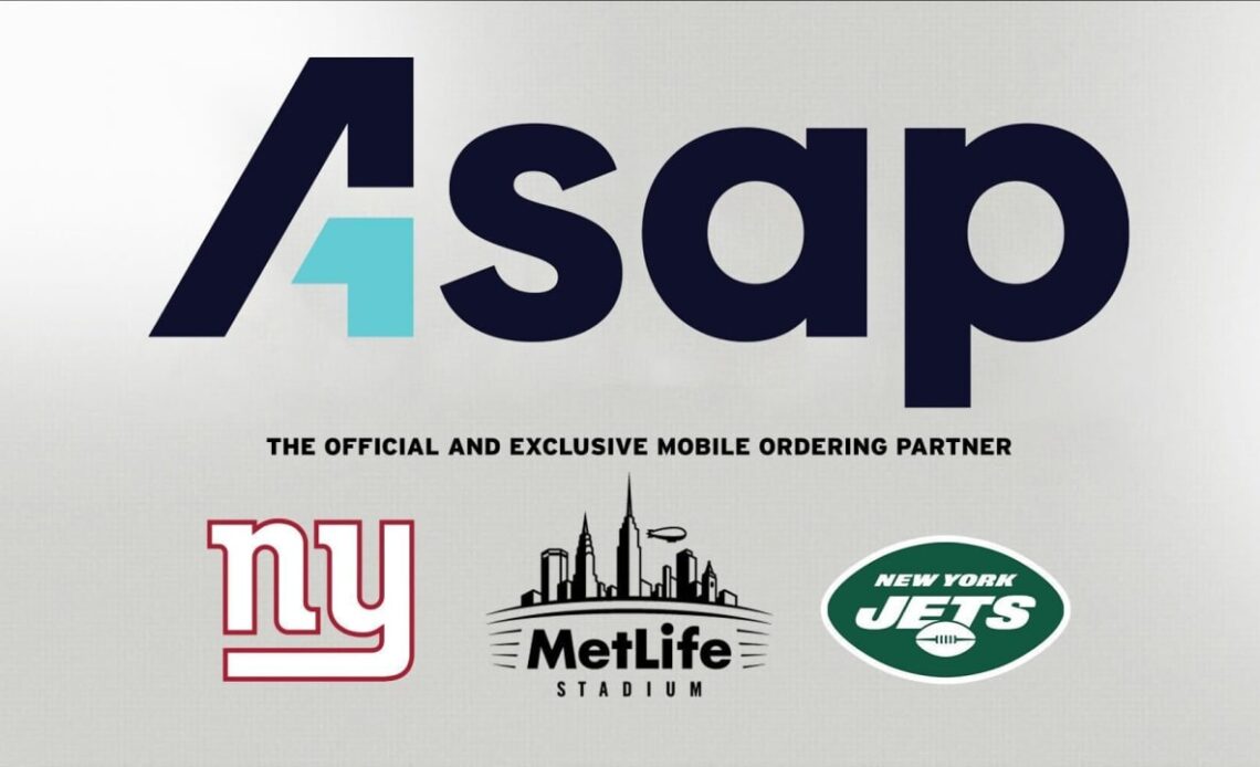 MetLife Stadium, New York Jets and New York Giants Partner with ASAP, Powered by Waitr, as the Exclusive Mobile Ordering and Delivery Platform