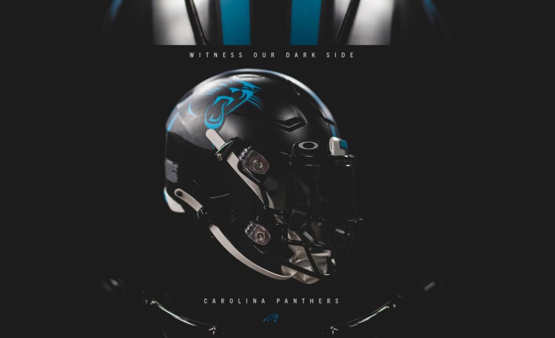 PHOTOS: First look at new Panthers black helmet