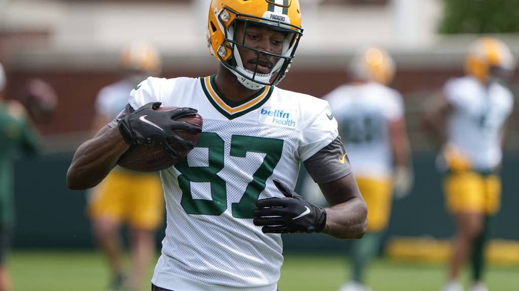 Packers content at wide receiver to open training camp