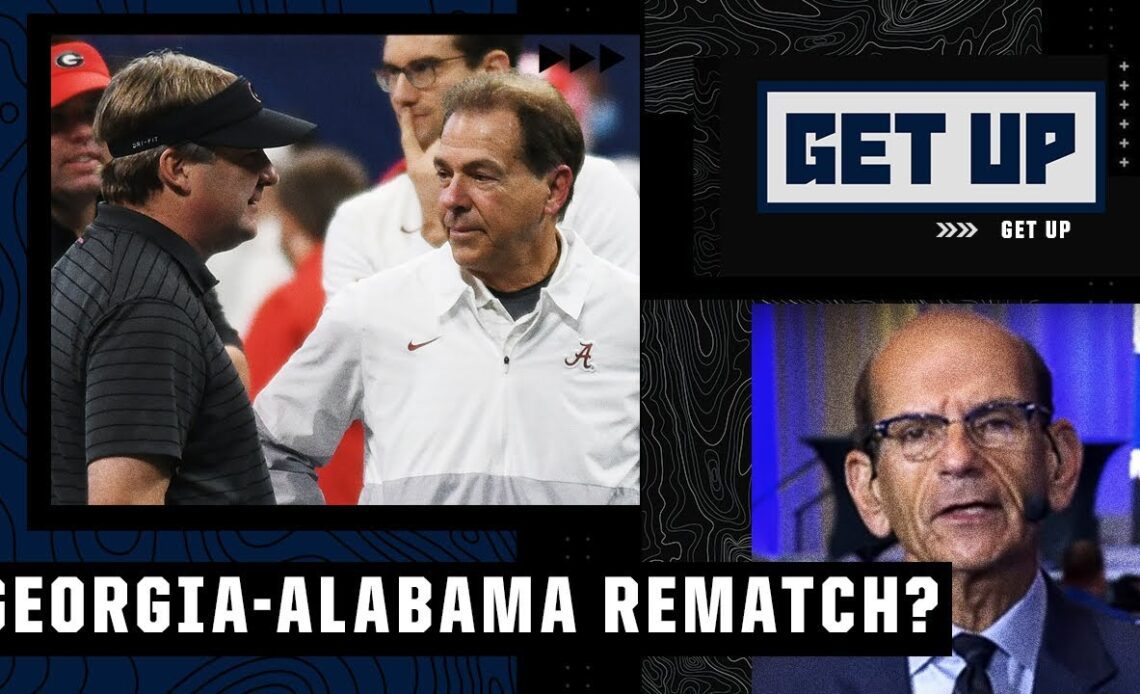 Paul Finebaum: We might have a Georgia vs. Alabama rematch in next year's championship game | Get Up