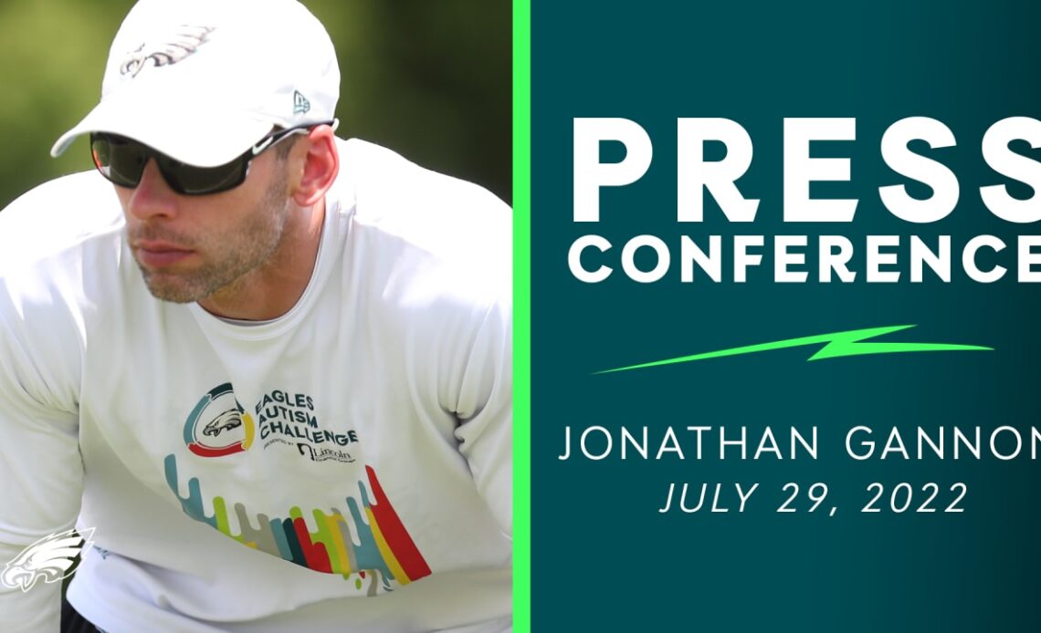 Press Conference: Jonathan Gannon | July 29, 2022