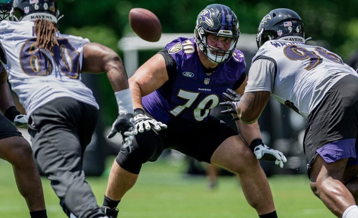 Ravens Look to ‘Build One Hell of a Wall’ After Offensive Line Upgrades