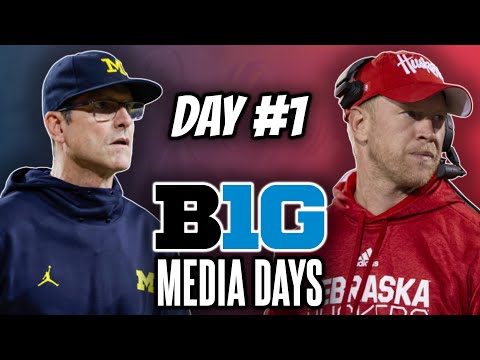 Reacting To Day 1 Of The 2022 Big Ten Media Days | College Football 2022