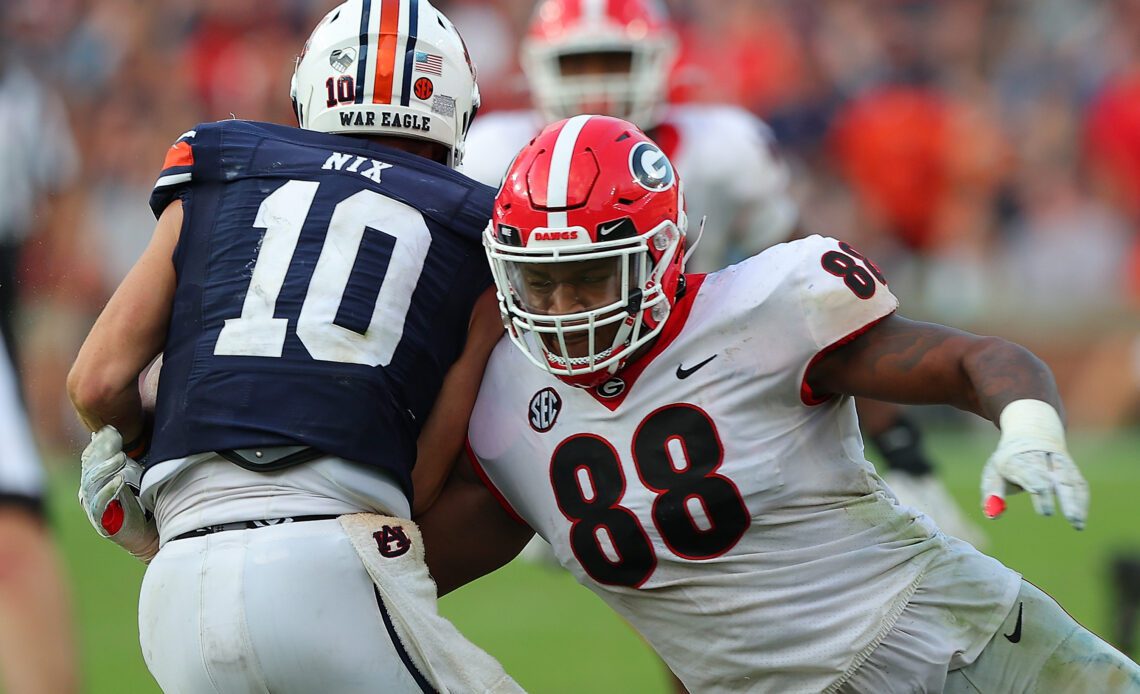 SEC defensive lineman rankings for Brenton Cox 2022