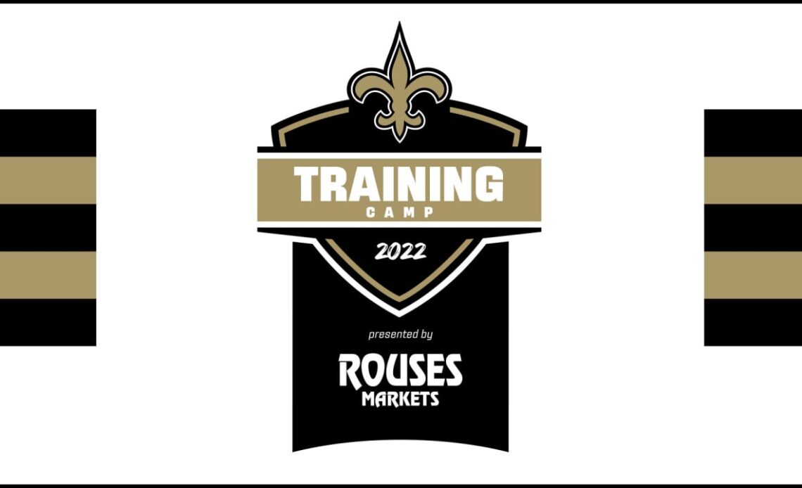 Saints announce schedule for 2022 Training Camp presented by Rouses