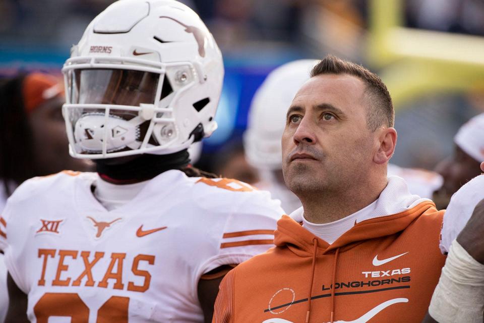 Texas head coach Steve Sarkisian hopes to make a second-year leap in 2022