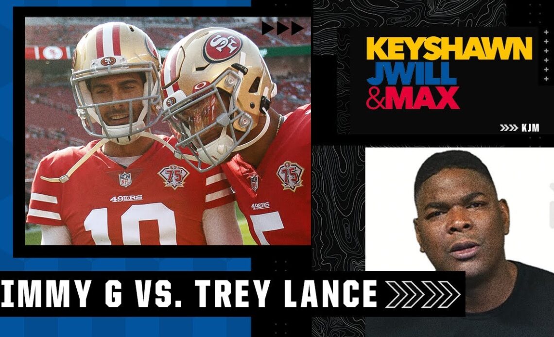 The 49ers can't afford to go back-and-forth between Jimmy G & Trey Lance - Keyshawn Johnson | KJM
