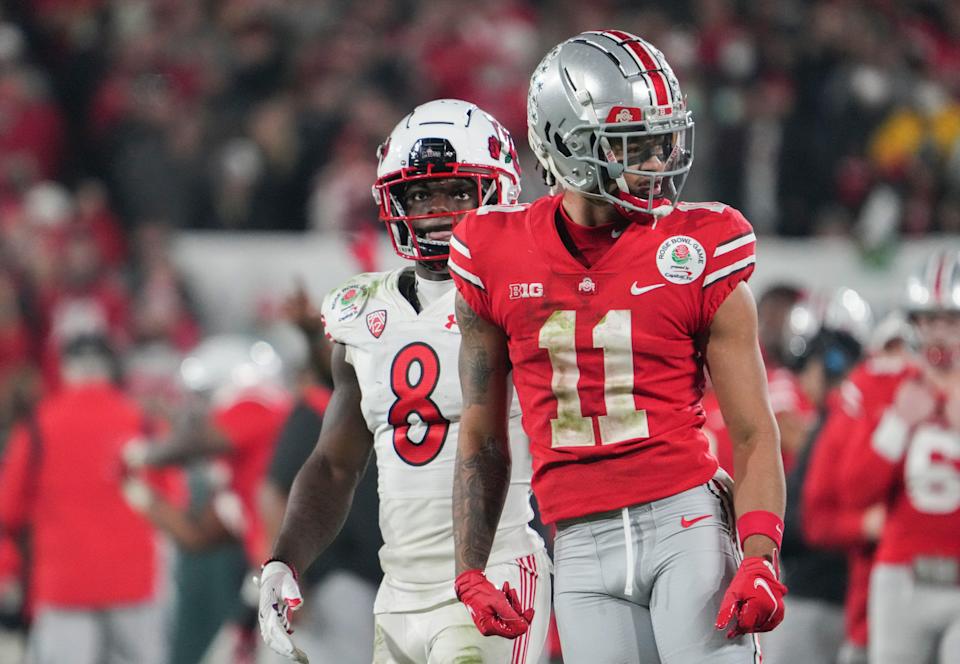 WATCH: Ohio State reciever Smith-Njigba reflects on epic Rose Bowl