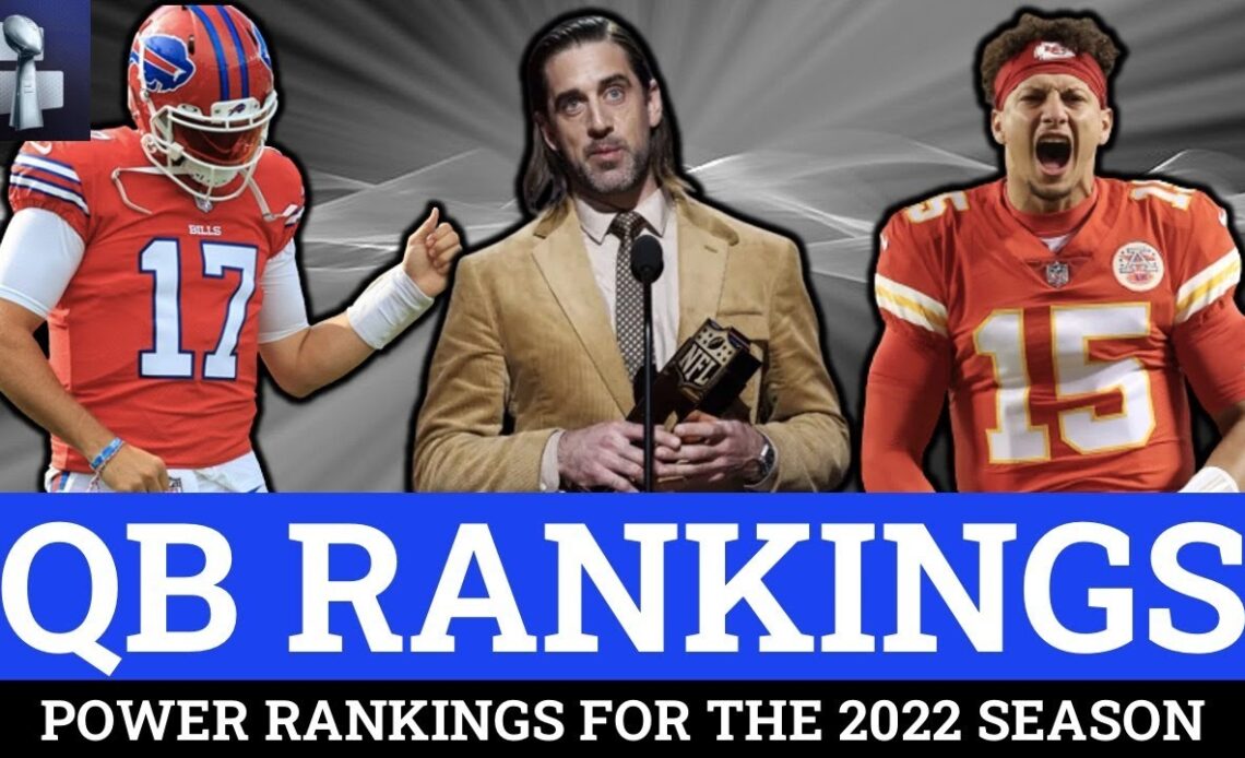 2022 NFL QB Power Rankings Predicting Every Teams Starting QB