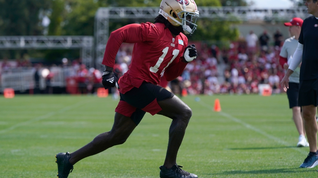 49ers-Vikings practices boring for WR Brandon Aiyuk