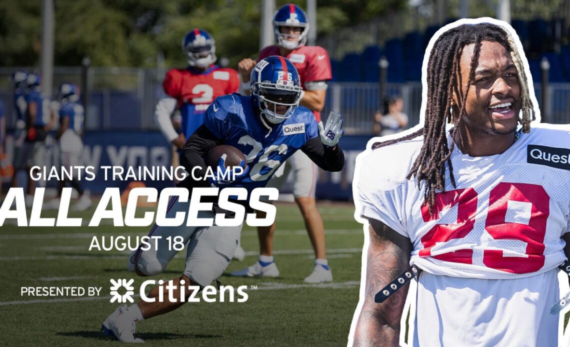 ALL ACCESS LOOK at Giants Training Camp: Highlights & Analysis