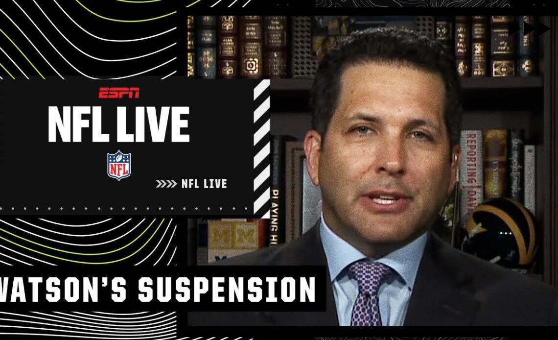 Adam Schefter details Deshaun Watson's 6-game suspension | NFL Live