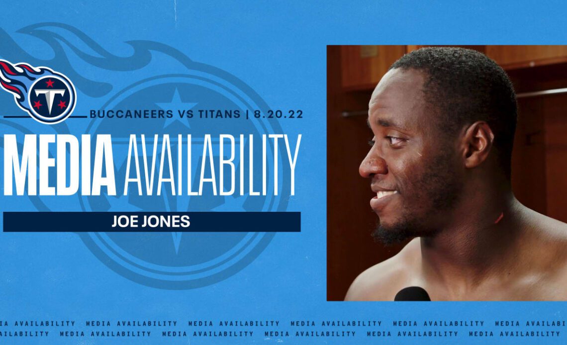 All Kudos to the Guys Up Front | Joe Jones Media Availability 