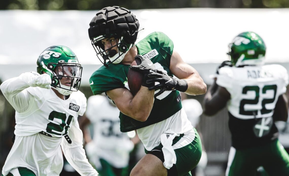 As Jeremy Ruckert Returns From Injury, Rookie TE Is Beginning to Catch Up