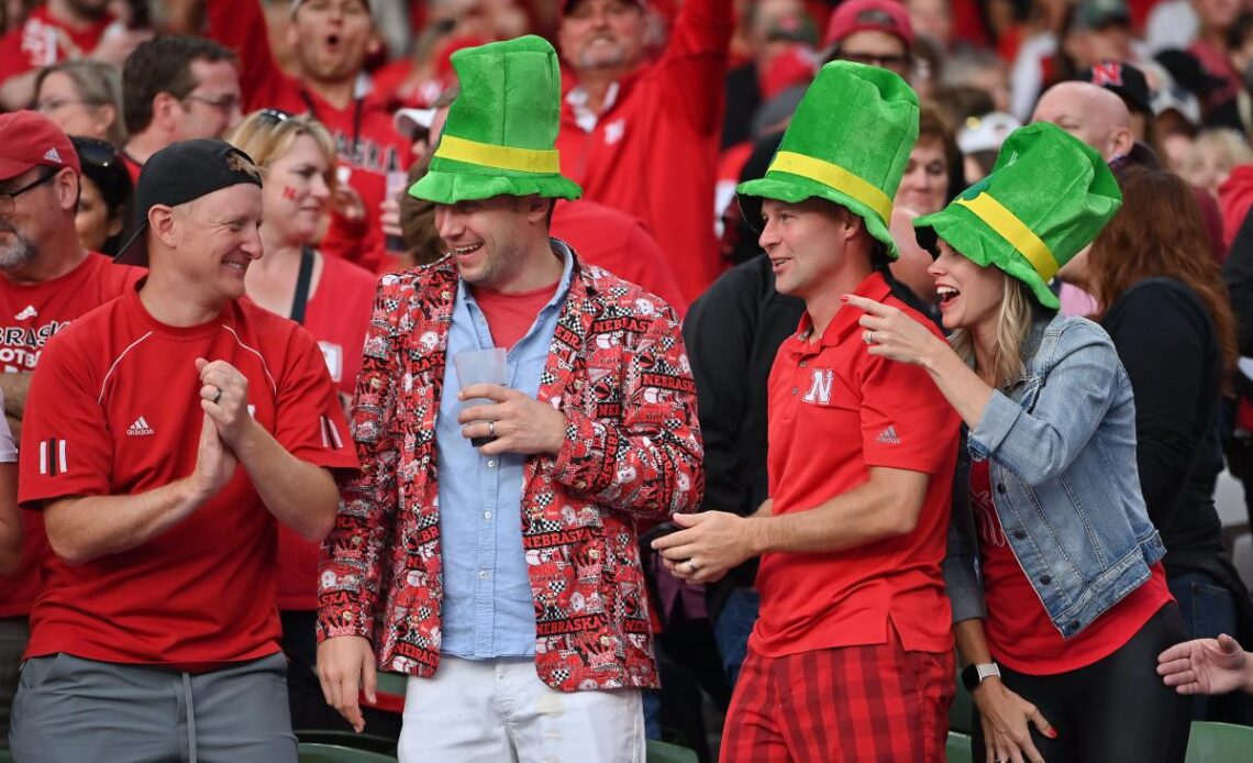 At least Nebraska fans watching in Ireland got free beer