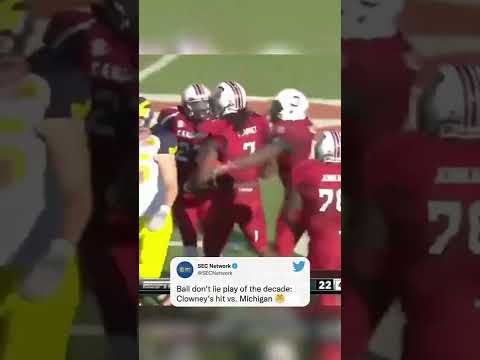 Clowney LEVELED him 😧 #shorts