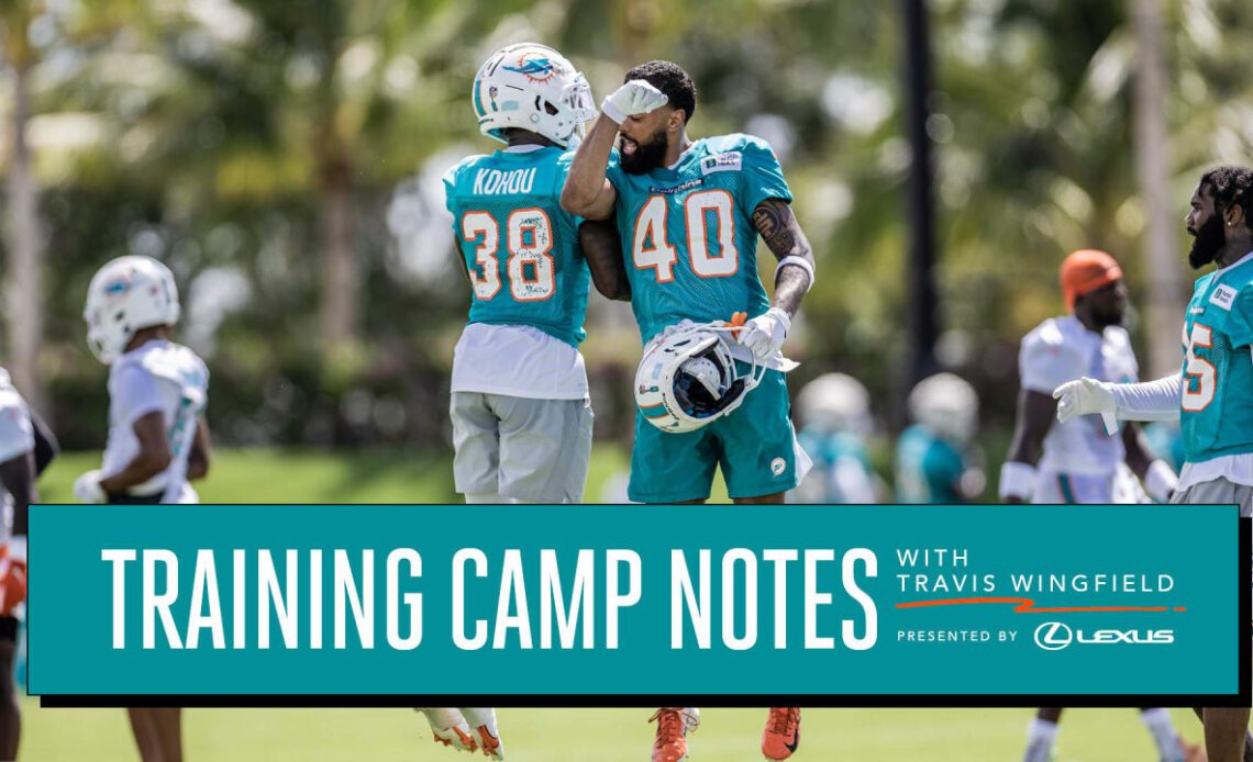 Day 16 - Miami Dolphins 2022 Training Camp Notebook