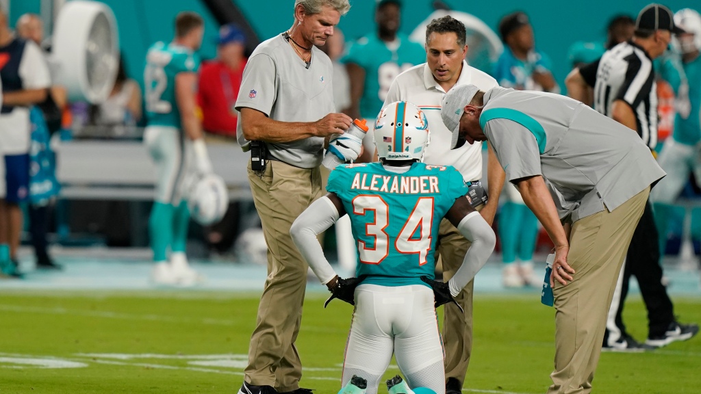 Dolphins place two players on injured reserve, waive three
