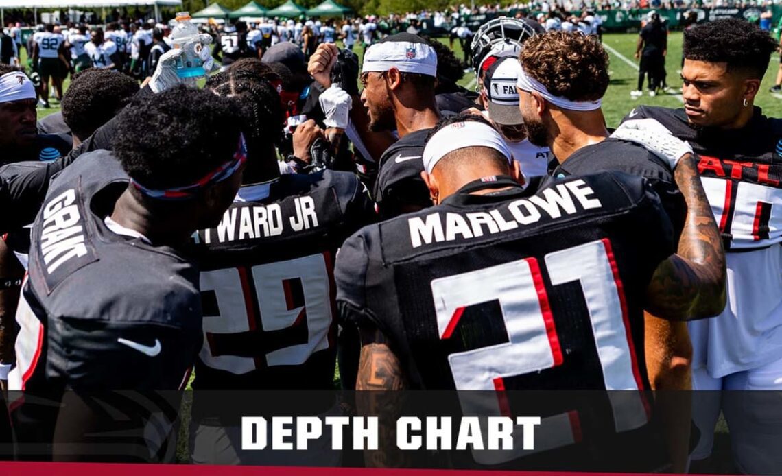 Falcons release depth chart heading into Week 3 of 2022 NFL preseason