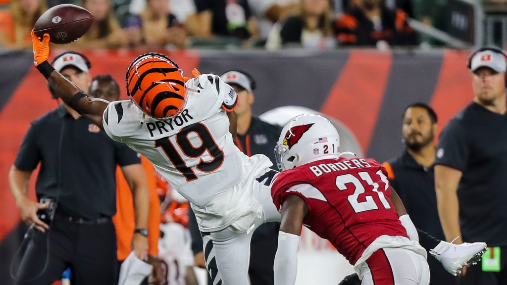 Former Wisconsin WR Kendric Pryor’s one-handed grab for the Bengals