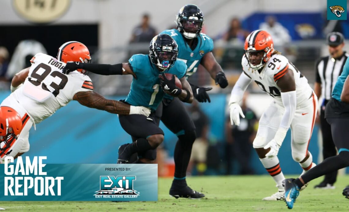 Game report: Browns 24, Jaguars 13