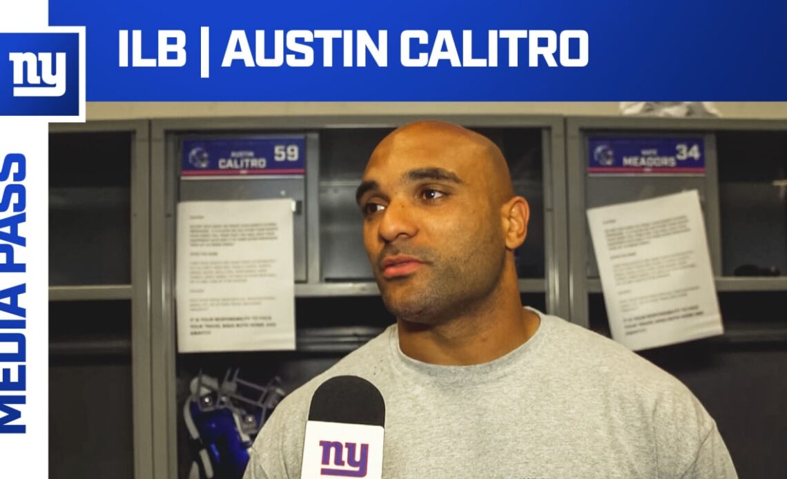 ILB Austin Calitro on pick-6: 'I just saw the end zone and ran'