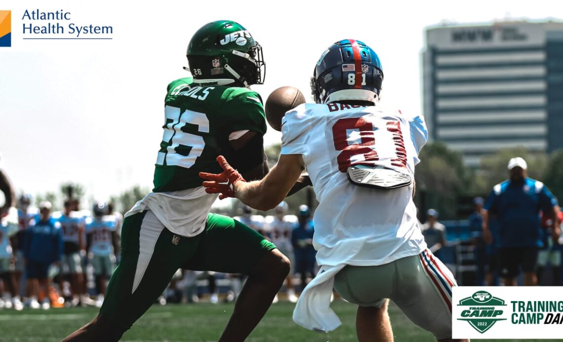 Jets Training Camp Daily (8/25) | Headlines, Highlights, Photos, Interviews & More from Joint Practice with the Giants