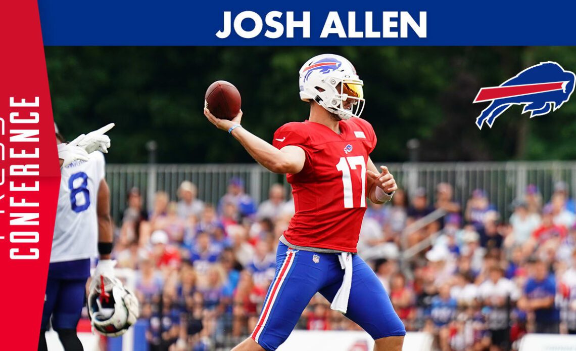 Josh Allen: "Guys Are Very Competitive"