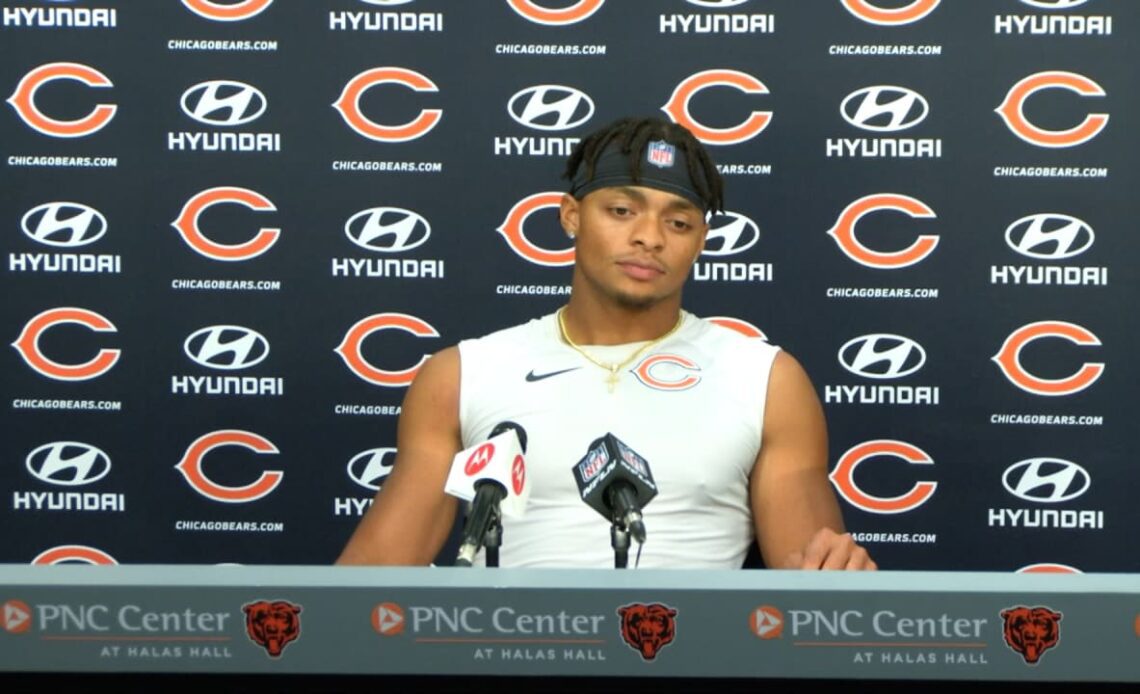 Justin Fields: 'We're progressing every day' | Press Conference