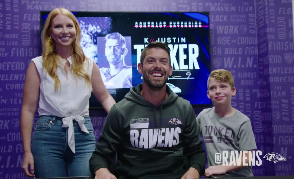 Justin Tucker Reacts to Contract Extension