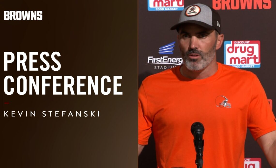 Kevin Stefanski Postgame Press Conference