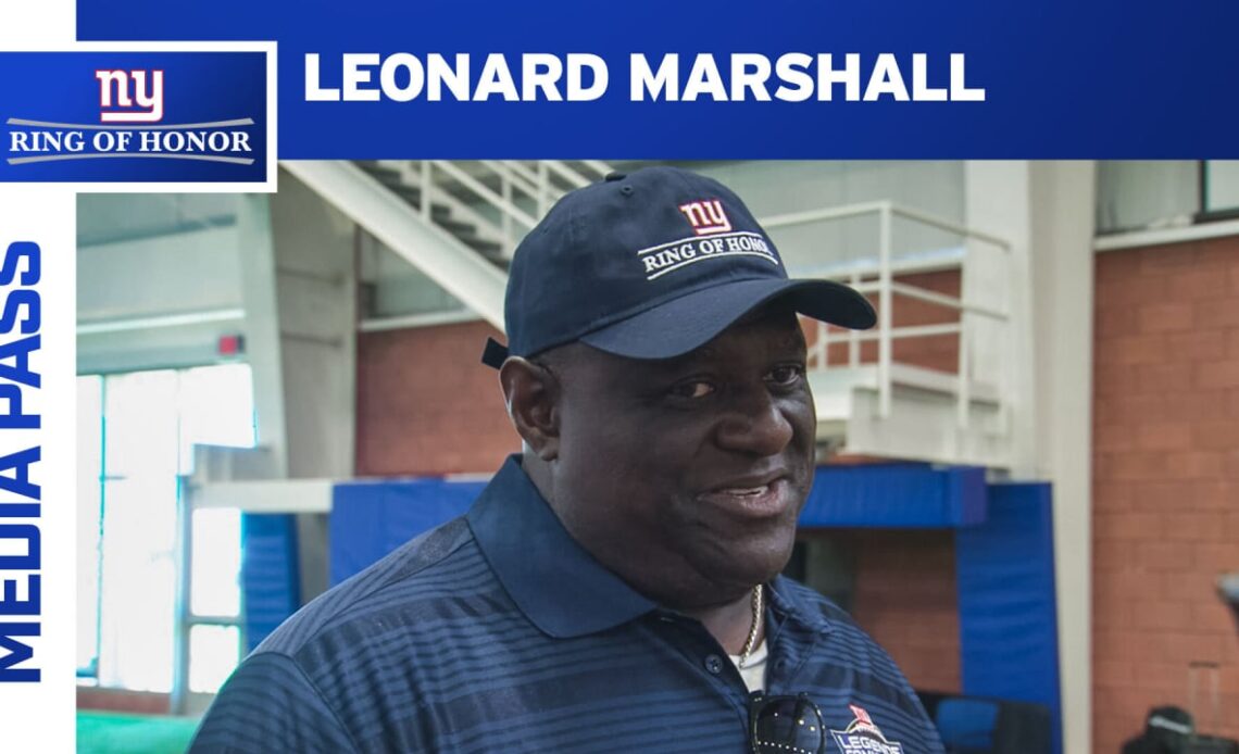 Leonard Marshall reflects on his career with Giants