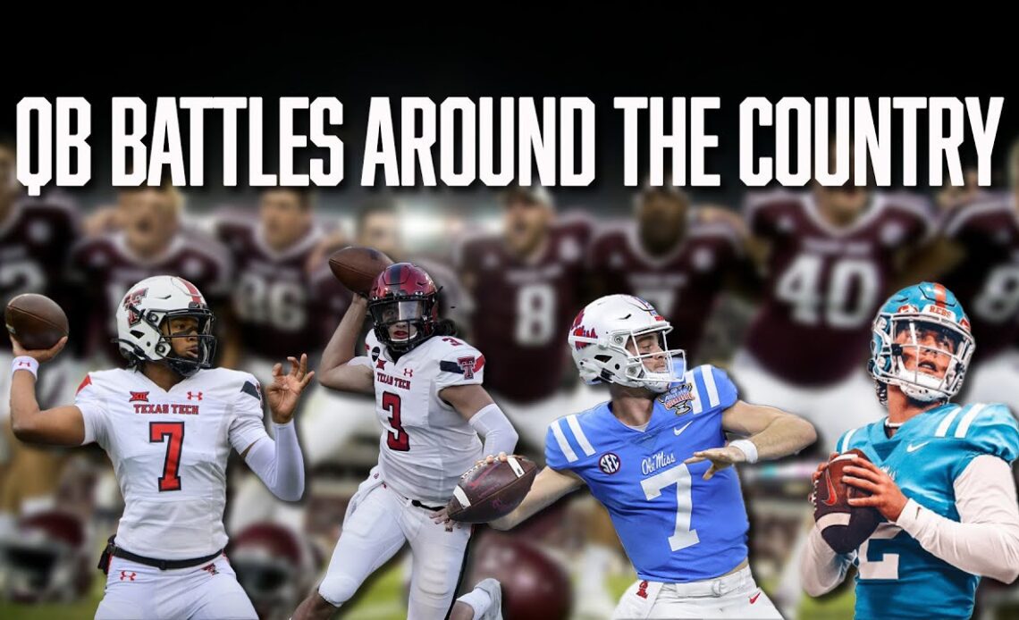 Looking at the QB Battles Around the Country | Ole Miss | Texas Tech | Nebraska | Taylor McHargue