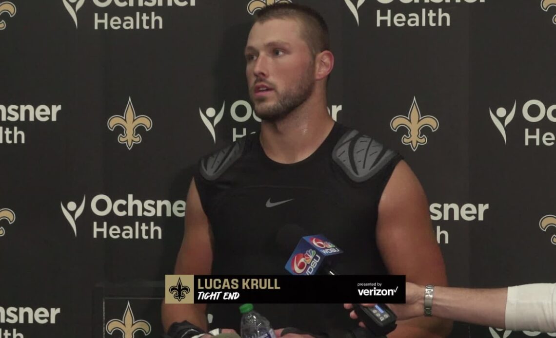 Lucas Krull on his path to the NFL | Saints Training Camp 2022