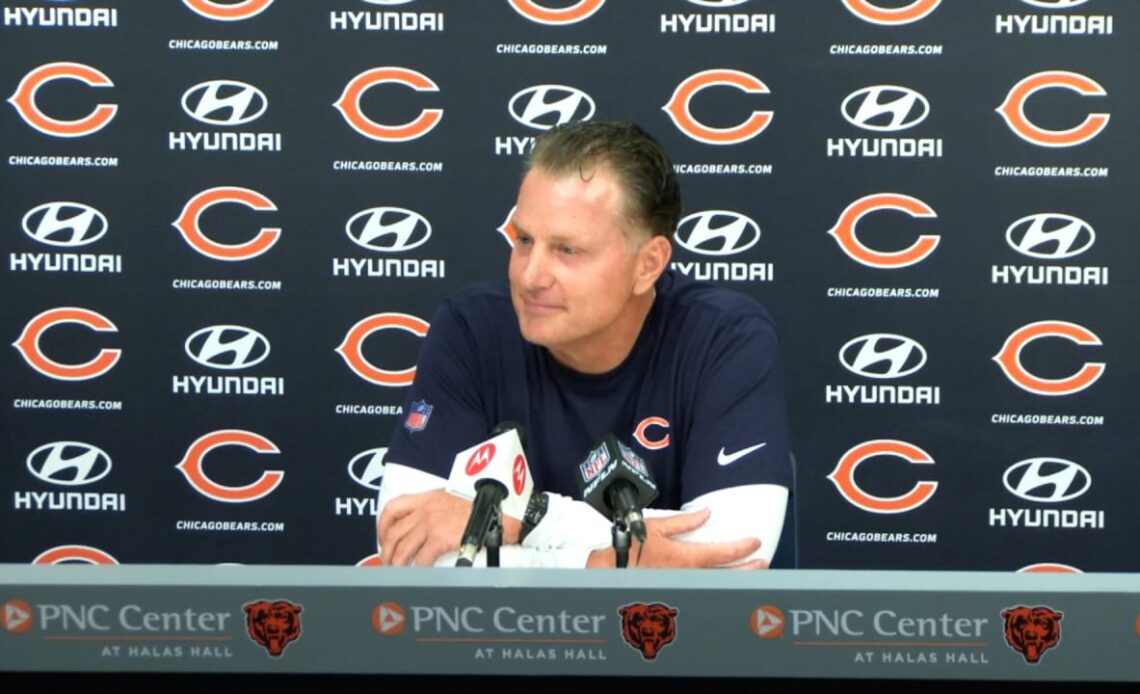 Matt Eberflus plans to get starters 'a good amount of work' in preseason Week 1 | Press Conference