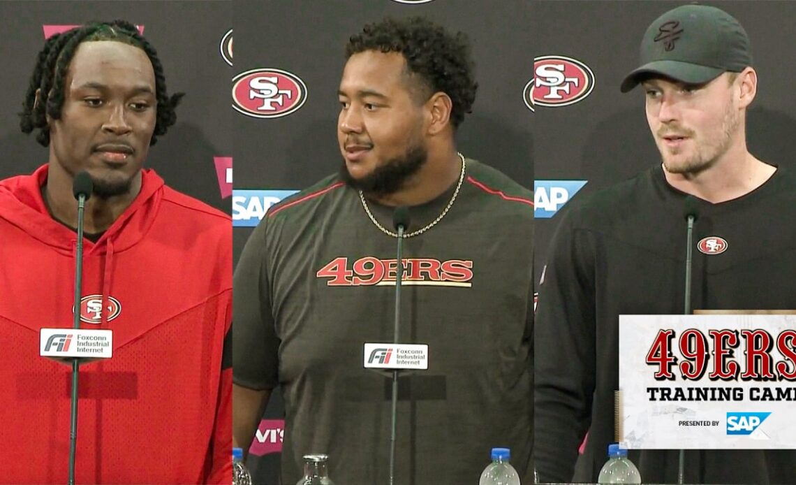 Moore, Dwelley, Banks Review Competitive Practices in Week 2 of #49ersCamp
